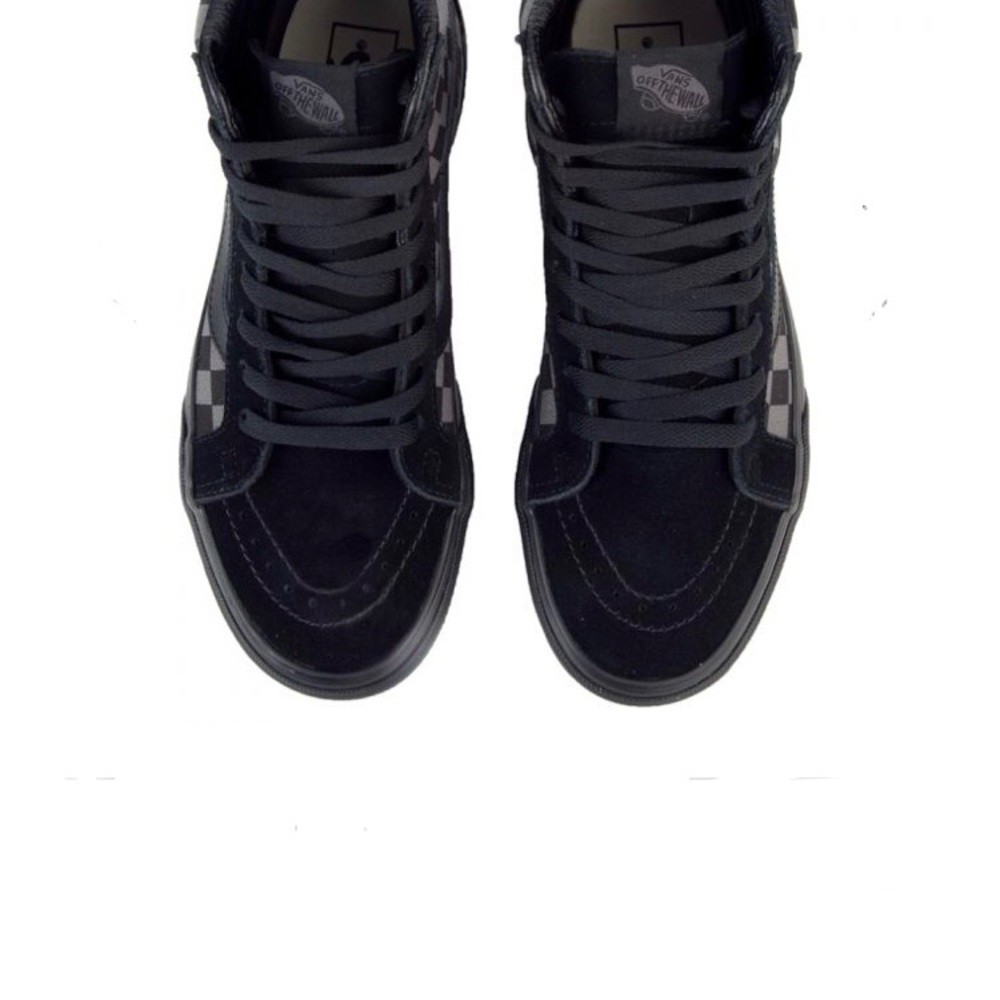 Vans sk8 reissue checkers black pewter sneakers - Picture 6 of 7